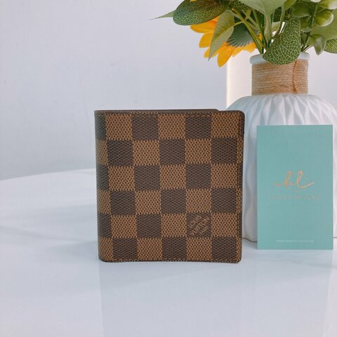 MS0758	Louis Vuitton 路易威登經典棋盤紋銀包 Damier Ebene Wallet Canvas Brown