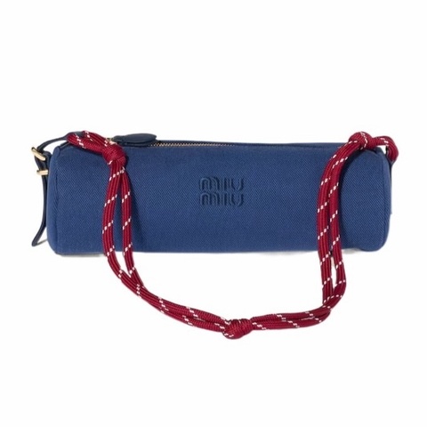 Miu Miu 女士 華達呢小袋均碼碼常規、22cm*9cm*9cm