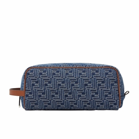 Fendi 男士 FF 中號化妝包均碼碼27.5cm*13cm*16cm