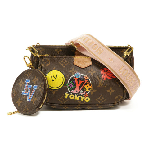 LOUIS VUITTON Monogram Multi Pochette Accessoires手挽肩背兩用袋