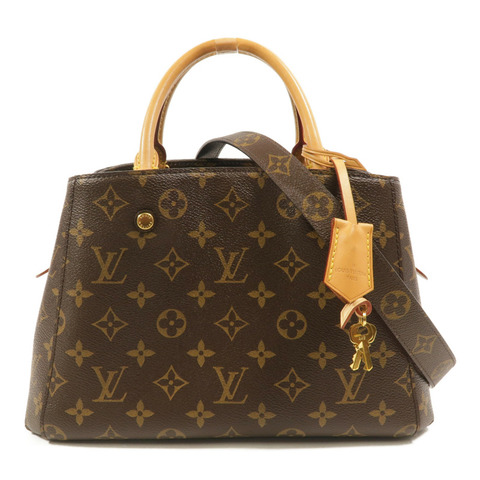 LOUIS VUITTON Monogram Montaigne BB手挽肩背兩用袋
