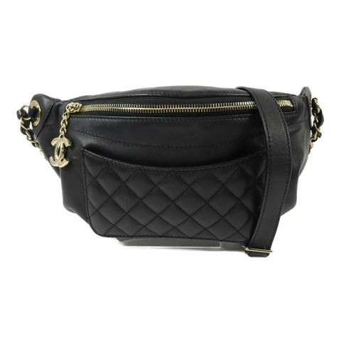 CHANEL 羊皮皮革Waist Bag腰包