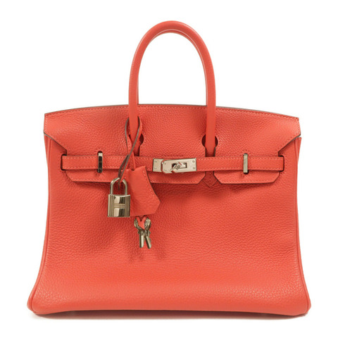 HERMES Togo皮革Birkin 25手挽袋Bougainvillea