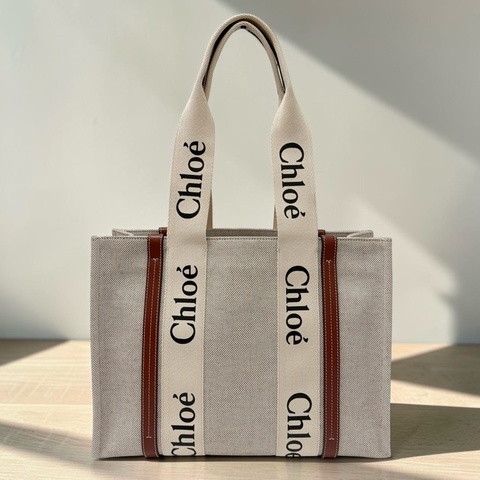 莉亞精品♡ Chloe woody中號 二手美包