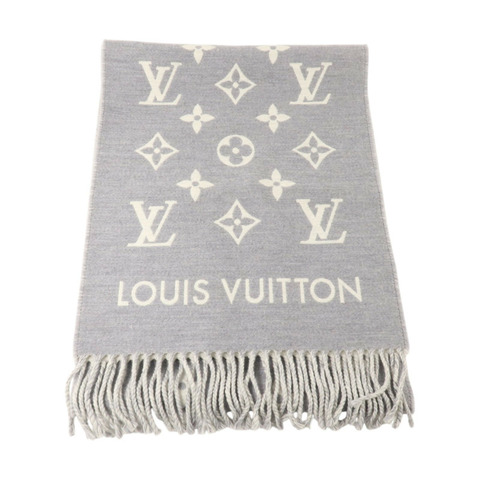 LOUIS VUITTON 羊毛All About Monogram Scarf 180X34cm圍巾