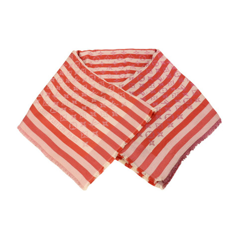 LOUIS VUITTON 絲質Scarf 140x135cm絲巾
