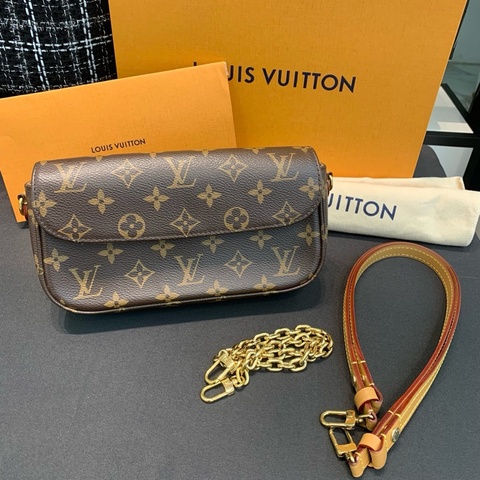 路易威登/Louis Vuitton Wallet On Chain Ivy 老花 芯片款