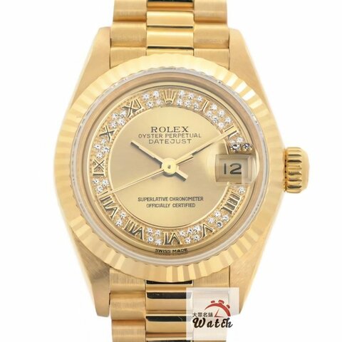 【大眾名錶】ROLEX勞力士79178 Datejust 蠔式女錶 18K金 台灣保單 MR多層鑽面 大眾名錶B1431