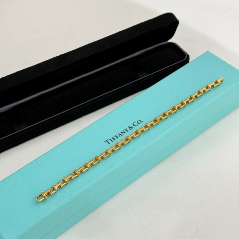 Tiffany T系列 T型鏤空鏈節手鍊 總長17cm