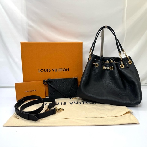 LOUIS VUITTON 路易威登 Empreinte 壓花全牛皮 Bundle 兩用水桶包M47209  RFID晶片款 附原廠小零錢包