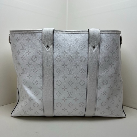 【威選精品】🤍 Louis Vuitton 白色 Monogram 托特包｜芯片款 🤍