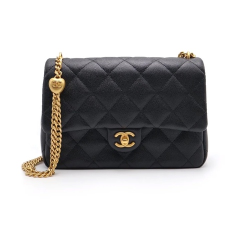 CHANEL 愛心調節釦口蓋包🖤24P