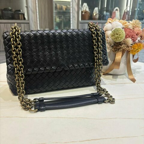 *SHIHNA名牌精品* BOTTEGA VENETA 編織斜背包/肩背