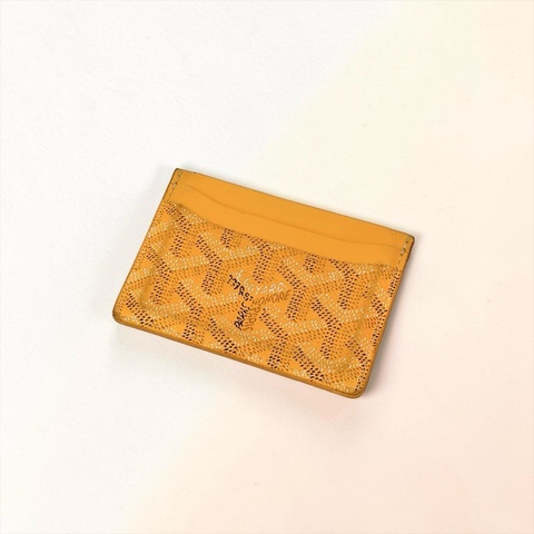 莉亞精品♡ Goyard 卡包 黃色 二手美品