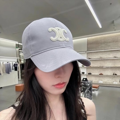 Celine 凱旋門 棒球帽 灰 S