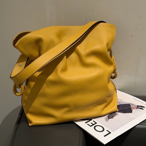 Loewe 羅意威 Flamenco 福袋大號 黃色