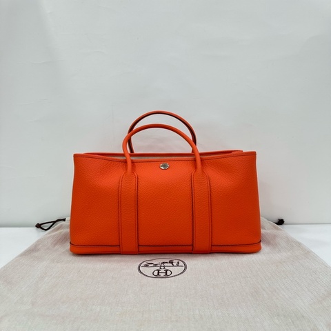 Hermes愛馬仕Garden Party 30 愛馬仕橙 X刻