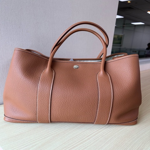 愛馬仕 Hermes garden party 36 金棕色