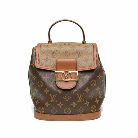 LOUIS VUITTON Dauphine達芙妮雙肩包小號老花帆布2020肩背包