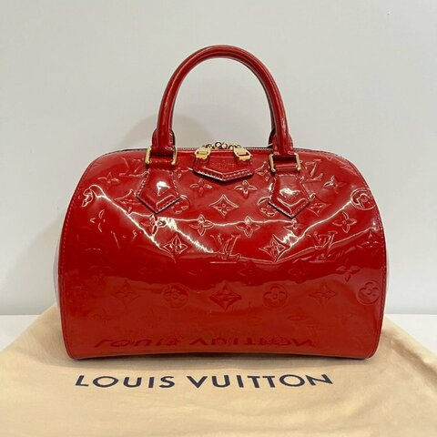 Louis Vuitton 紅色漆皮包