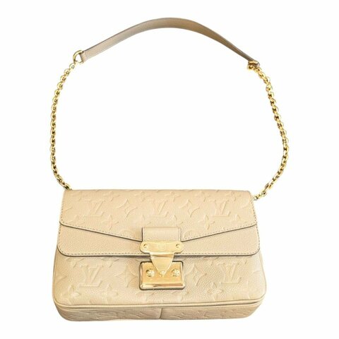 【美收精品】LV 米灰色牛皮壓紋Marceau肩斜背包 5-693