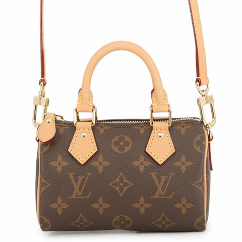 路易威登 Monogram Nano Speedy M81085 女士兩用單肩包