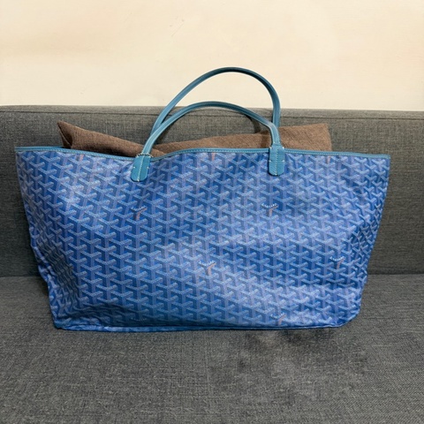Goyard Saint Louis PM 托特包 （寶藍色系） #Goyard #手提包 #肩背包 #購物袋