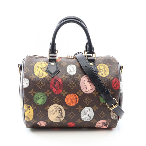 路易威登 FORNASETTI Speedy Bandouliere 25 斜背包 M45910 帆布