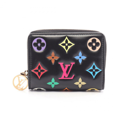 路易威登 LV ™ Portefeuille Lou 雙折皮夾 M13829 黑色皮革