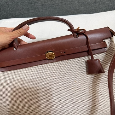 Hermès Herbag Zip 31  框G刻 9新 附件鑰匙鎖 替換包