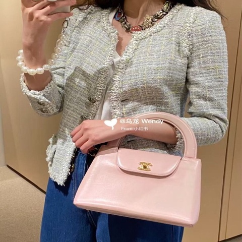 【威選精品】🤍 CHANEL 淺綠色粗花呢西裝外套 🤍