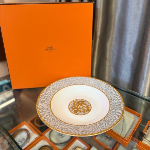Mosaique au 24 gold soup plate