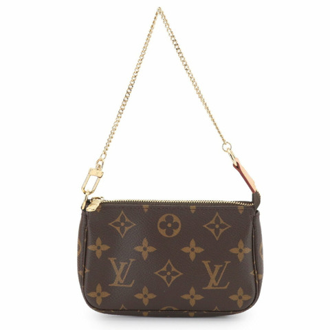 路易威登 Monogram 迷你 Pochette Accessoires 手提包 M58009 金色五金配件