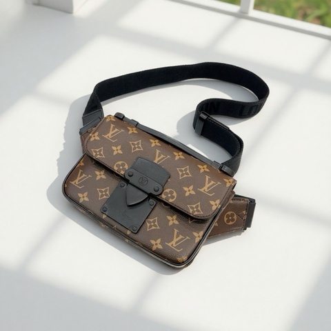 莉亞精品♡ LV M45807 老花郵差包 二手美包