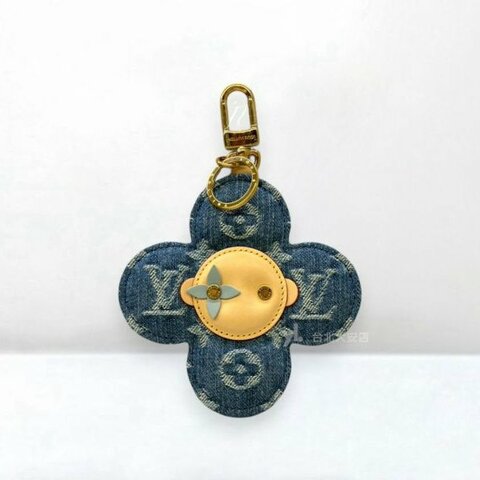 A13268-LV Vivienne Denim 玩偶牛仔藍手袋吊飾M03659