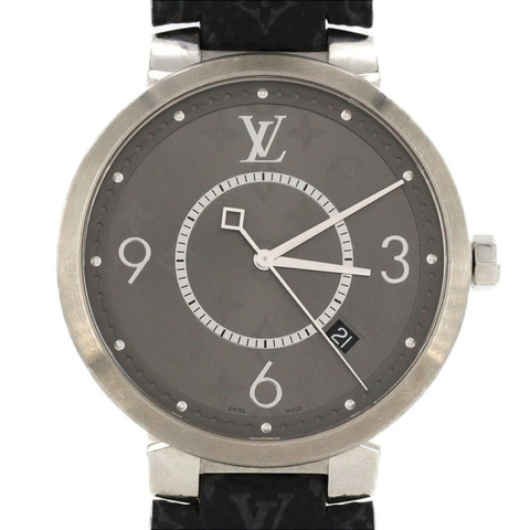 路易威登 Tambour Slim Monogram Q1DM0 SS 石英腕錶