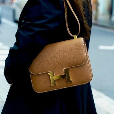 HERMES 愛馬仕 Constance 1-24 Epsom 皮革手袋