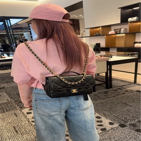 99新 香奈兒 Chanel25a荔枝皮手工坊系列雙肩包 背包