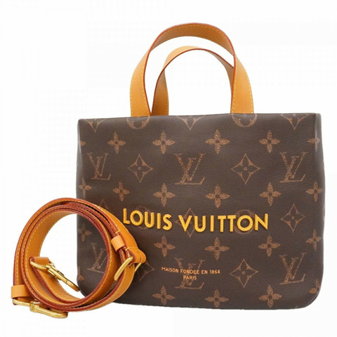 路易威登 Monogram Shopper Tote MINI M27019 棕色女士兩用包
