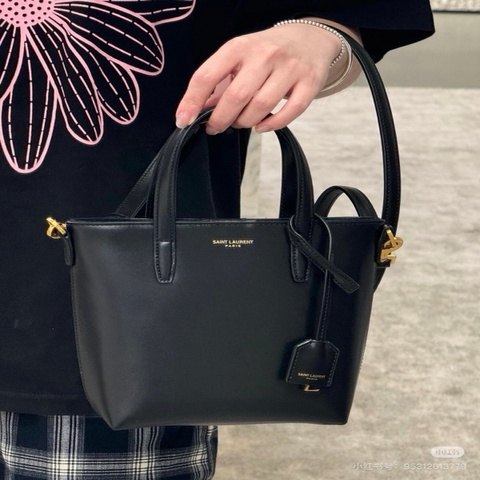 【威選精品】🖤 YSL 黑金 Mini 手提／肩背／斜背托特包
