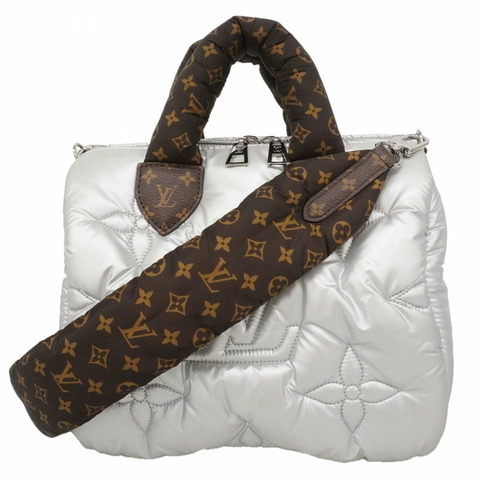 路易威登 LV Pillow Speedy Bandoulière 25 手提包 M20973 銀棕色 女士兩用包