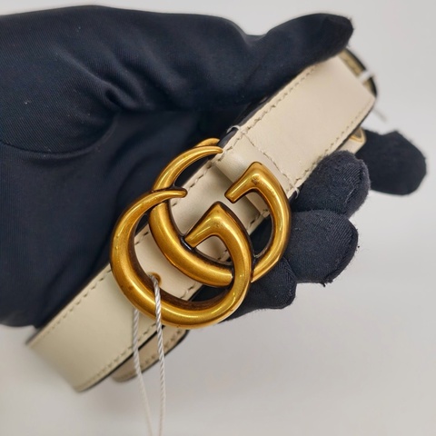 Gucci • 經典白金Marmont 馬蒙皮帶