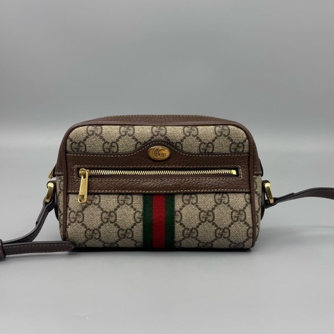 Gucci 古馳 Ophidia老花相機斜挎包 尺寸18*12 缺 龍蝦扣