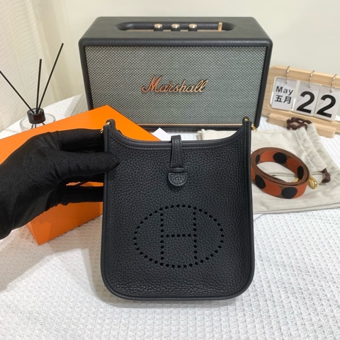 Hermes mini e 黑金配色❤️稀有背帶🔥