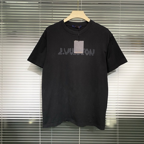 Louis Vuitton LV 2054系列 溫感字母印花logo 短袖