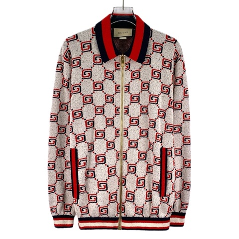 Gucci 23款 拼色双G满印外套 XS码