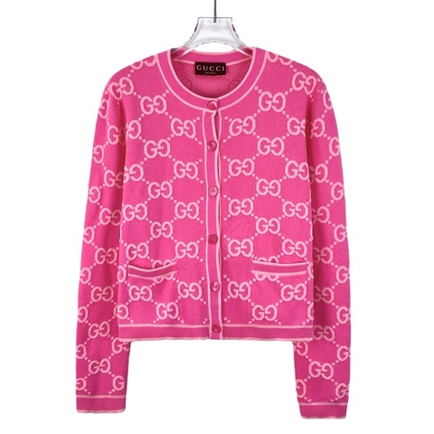 Gucci 24款 粉色满印外套 S码