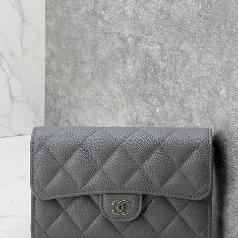 香緹國際精品 CHANEL 荔枝牛中夾 晶片款 1124