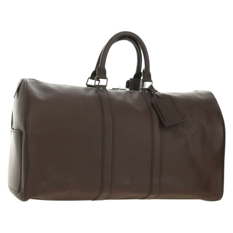 路易威登 Epi Keepall 45 波士頓包 摩卡色 M5906D LV 正品 187277V