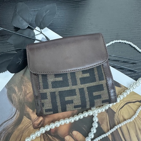 【赫蒂國際精品】 Fendi 經典老花錢包vintage 中古 二手